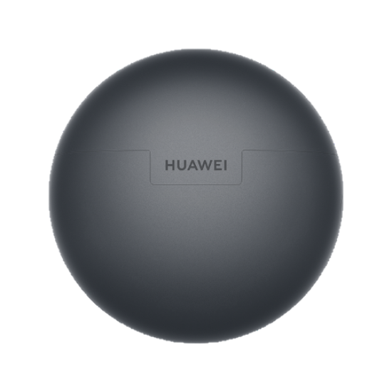 Black Huawei device cover on a white background
