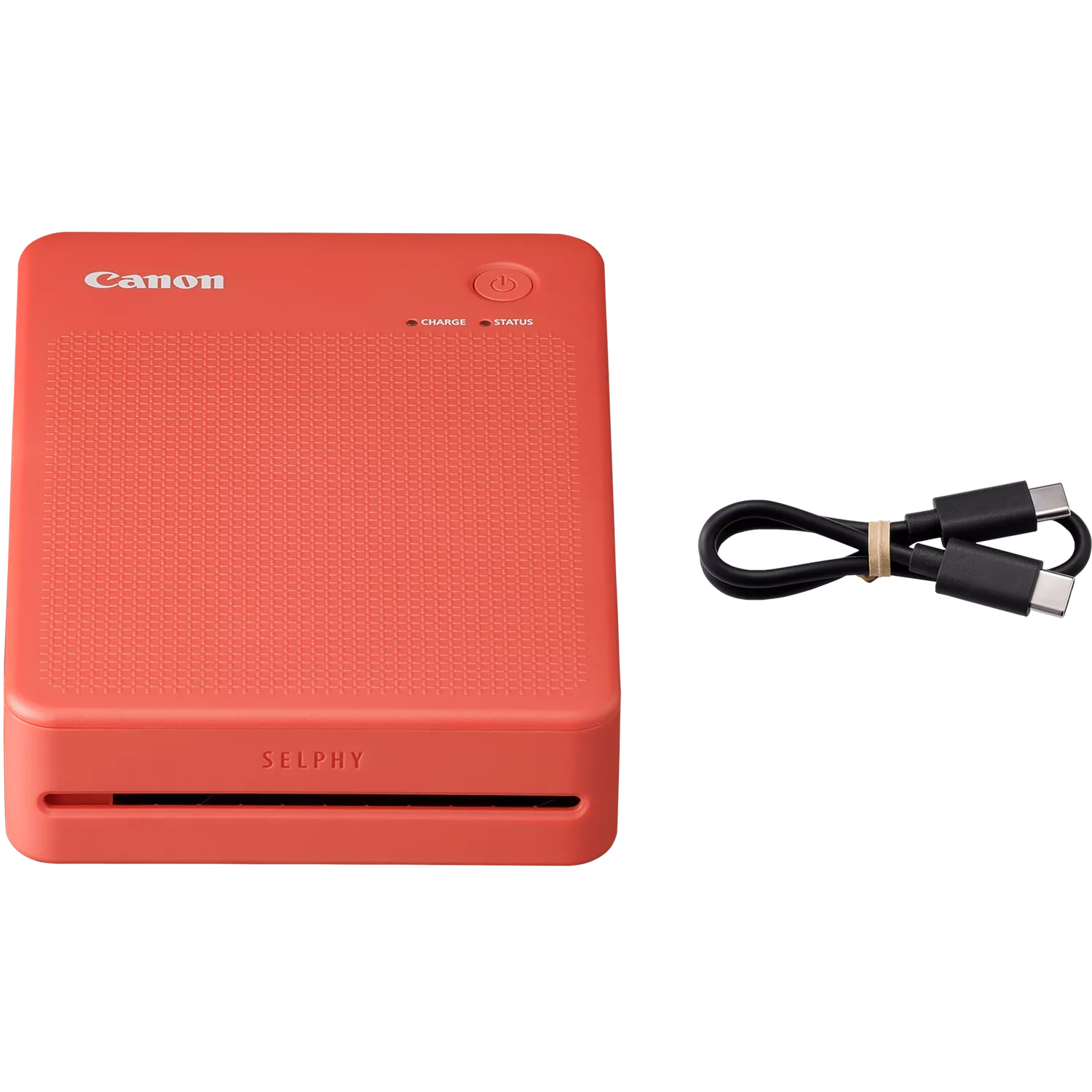 Canon Selphy QX20 Portable Colour Photo Wireless Printer, Terracotta Red