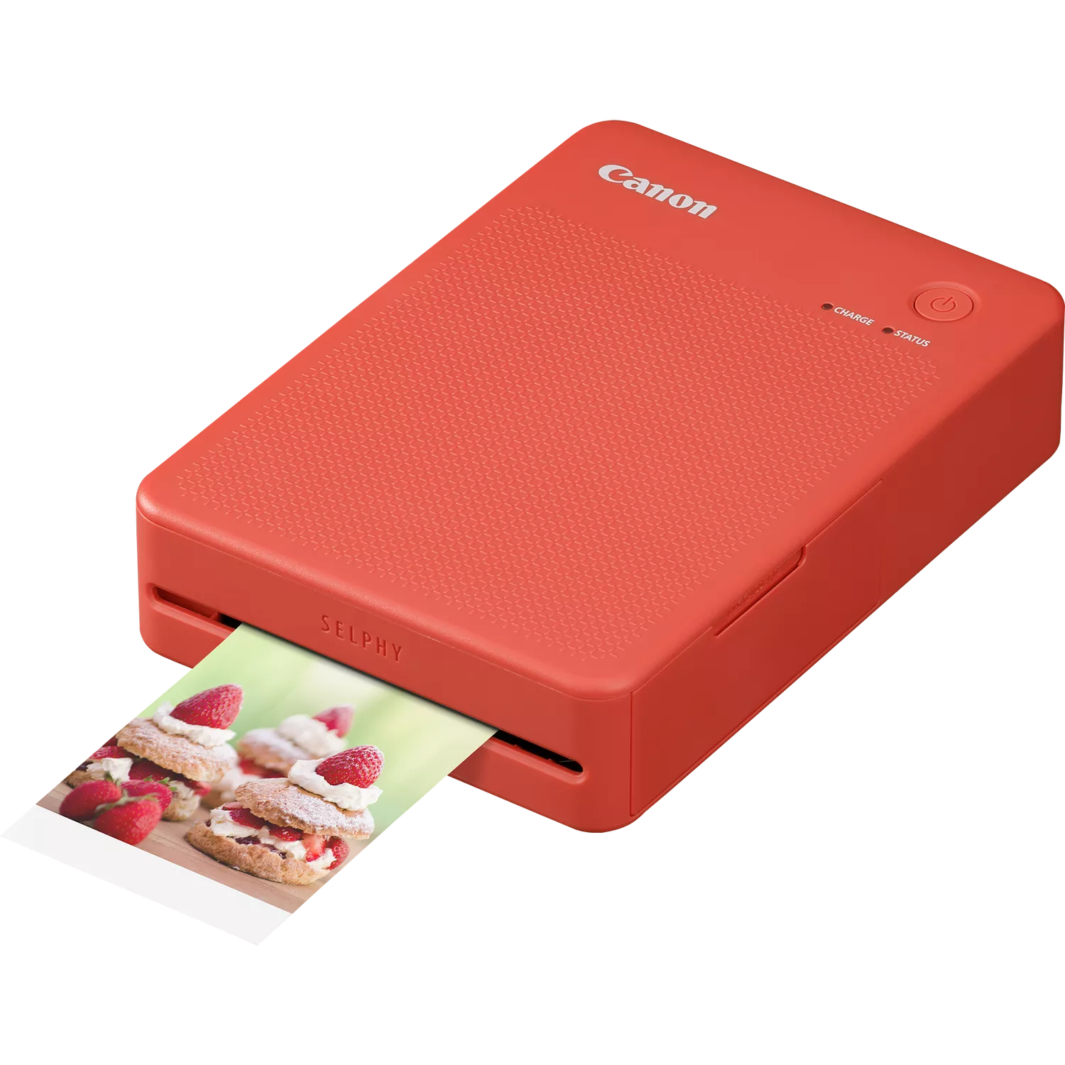 Canon Selphy QX20 Portable Colour Photo Wireless Printer, Terracotta Red