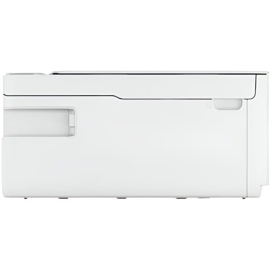 White printer on a white background