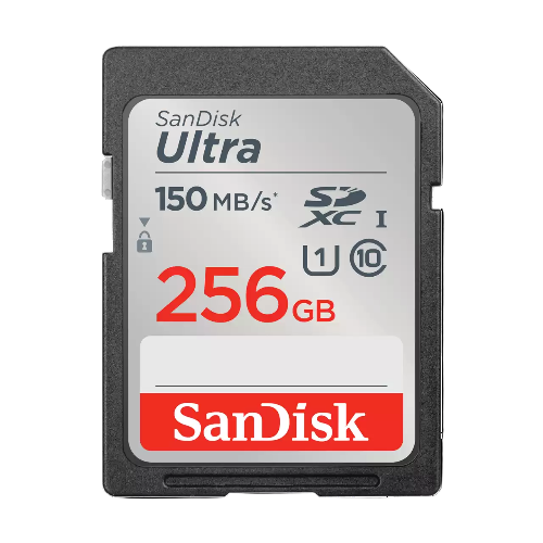 SanDisk Ultra SD Card UHS I, 256GB