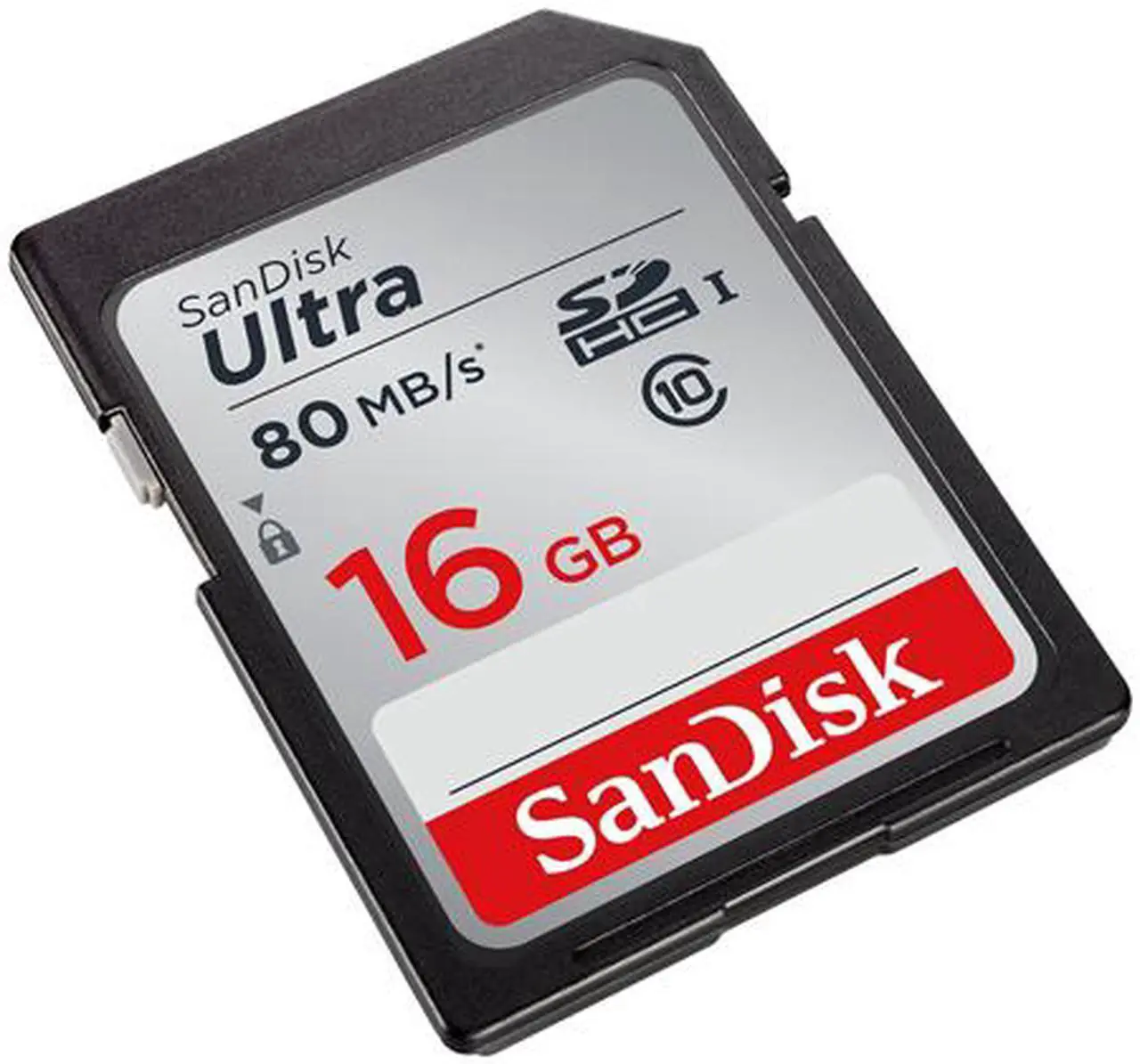 SanDisk Ultra SDHC, 80MB/s Class 10 UHS-I, 16GB