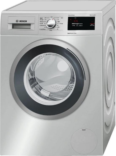 Bosch Front Load Washing Machine A+++, 1380RPM, 8KG, Silver inox