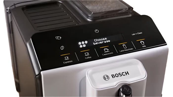 Bosch Vero Cafe Fully Automatic Espresso Machine, Water Tank 2Lit, 1400Watts, Silver / Black