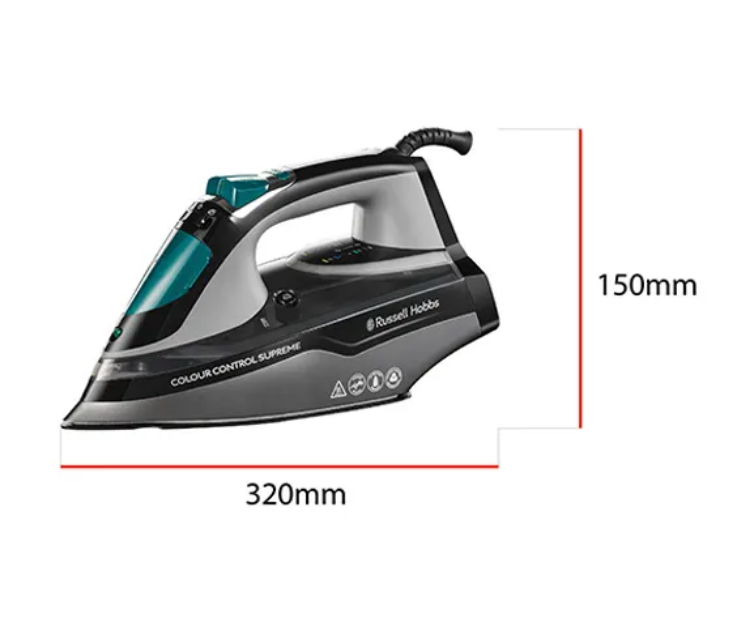 Russell Hobbs Steam Supreme Iron, 3100Watts, Black