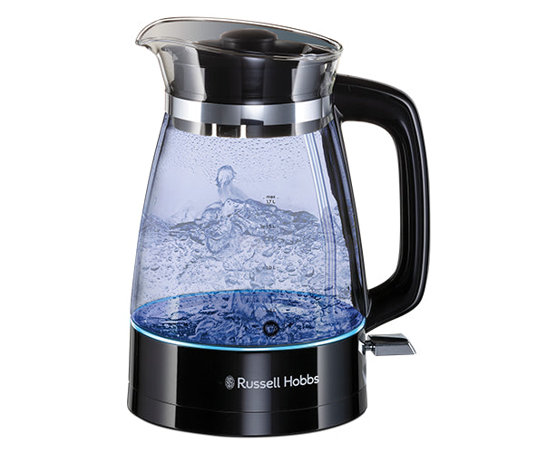 غلاية زجاجية كلاسيكية من راسل هوبز، باللون الأسود