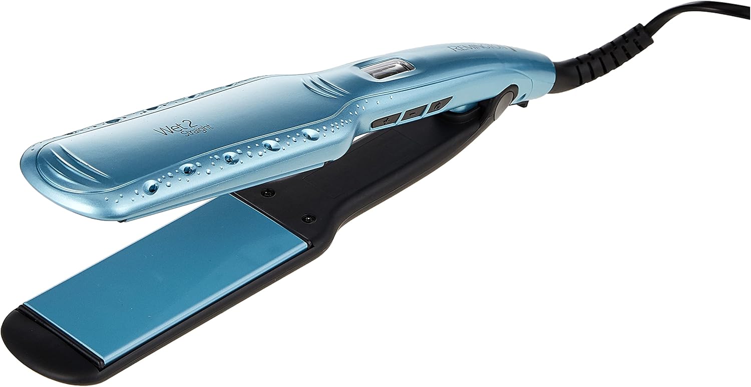 مصفف شعر Remington بدرجة حرارة 140°C حتى 235°C، لون أزرق