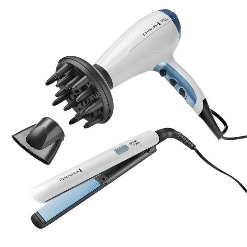 مصفف شعر Remington، أبيض