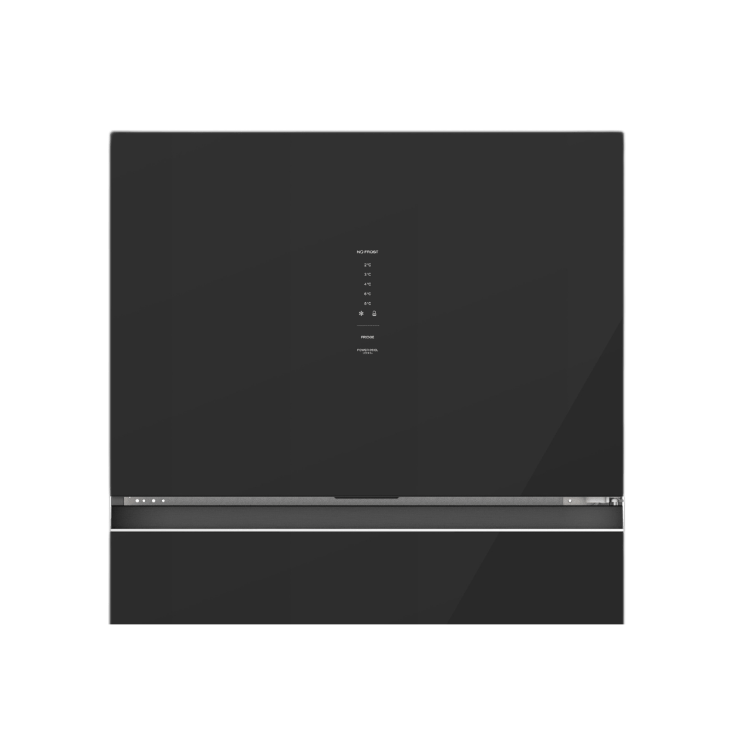 MEC Top Mount Refrigerator A++, No frost, Inverter, Display, 512Lit, Black