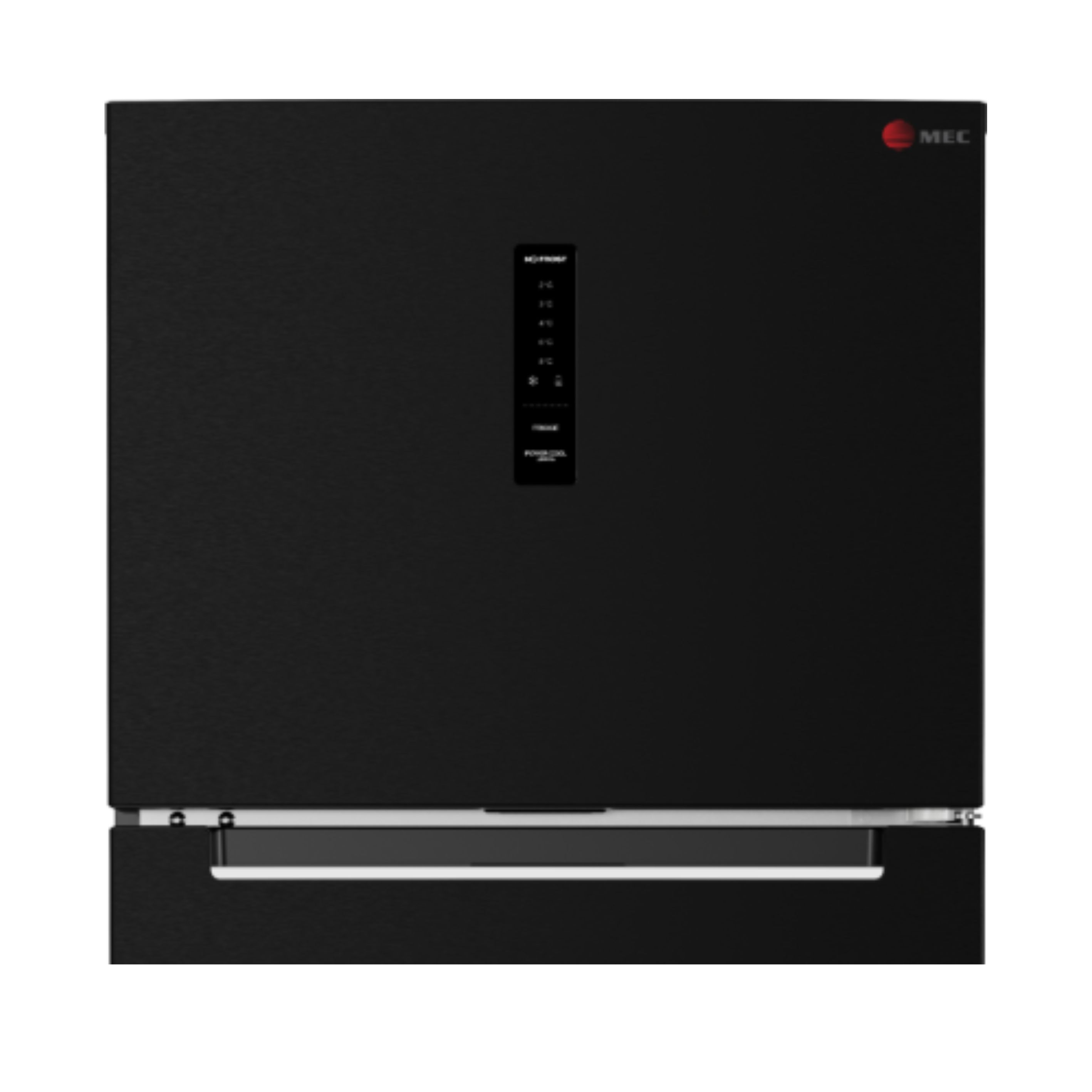 MEC Top Mount Refrigerator A++, No frost, Inverter, Display, 448Lit, Black