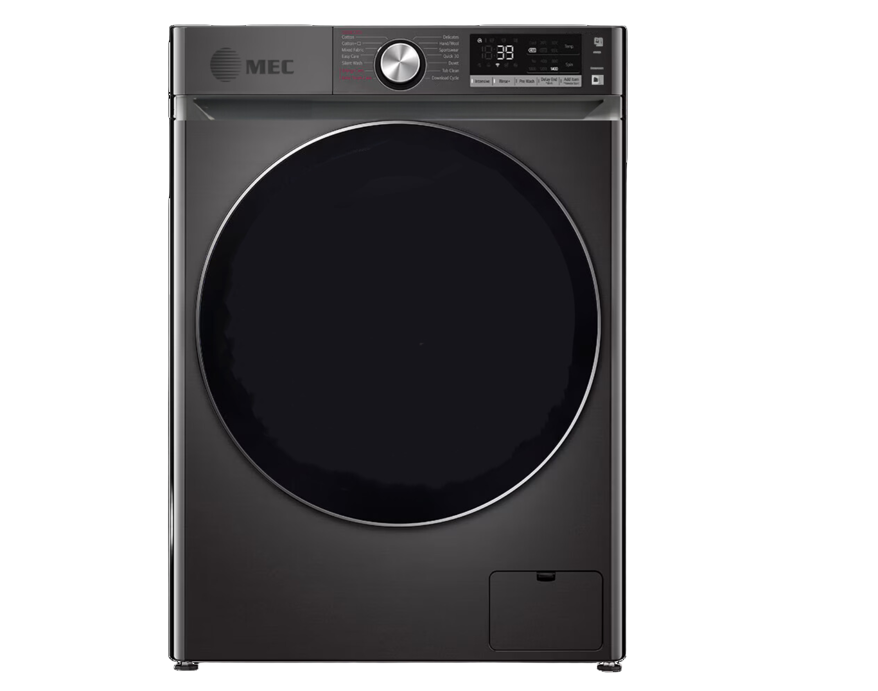 MEC Front Load Washing Machine A++, BLDC Inverter, 16 program, 1400Rpm, 8KG, Inox