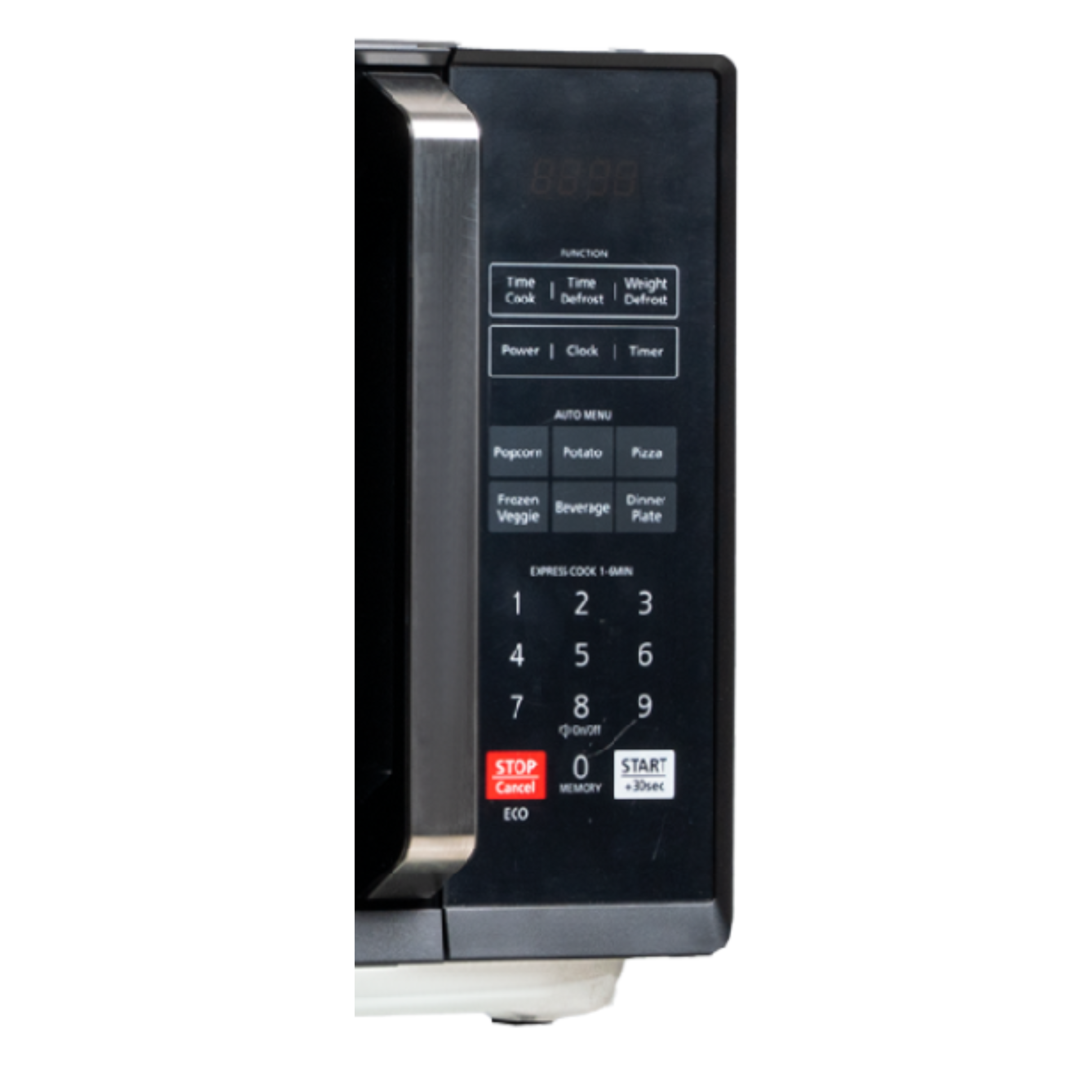 Ferre Microwave Finished Glass, 32Lit, Black