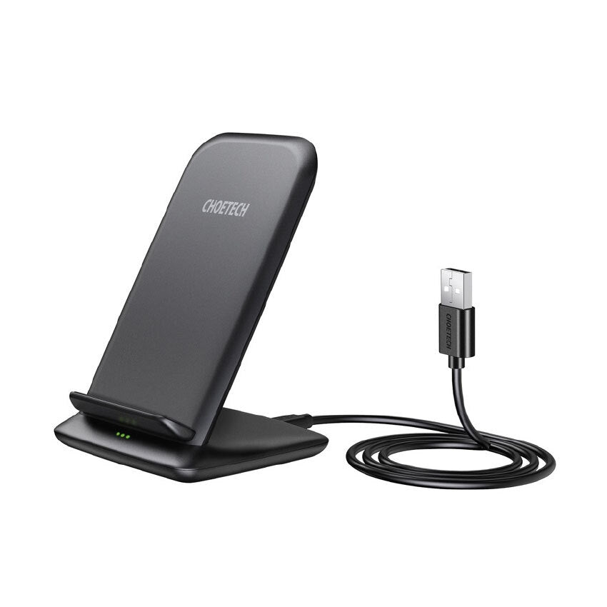 Choetech 15W Fast Wireless Charging Stand Black