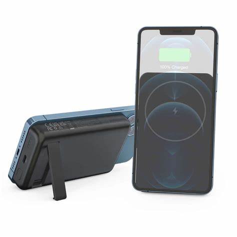 Choetech Power Bank, 10,000 Mah, Magnetic with Stand