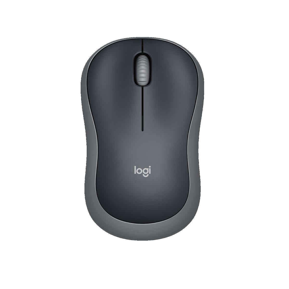M185/Logitech WIRELESS MOUSE Grey M185/1000 DPI Optical Tracking, Ambidextrous MOUSE / Black / WIRELESS