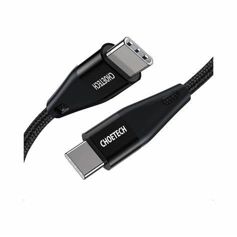 Choetech Pd 60W Usb-C To Usb-C 1.2M Cable Black