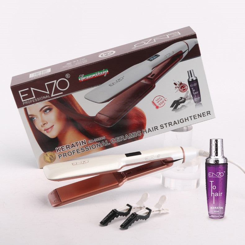 EN-3888S / ENZO HAIR STRAIGHTENER ceramic multi color STRAINGHTENER / 2 IN 1