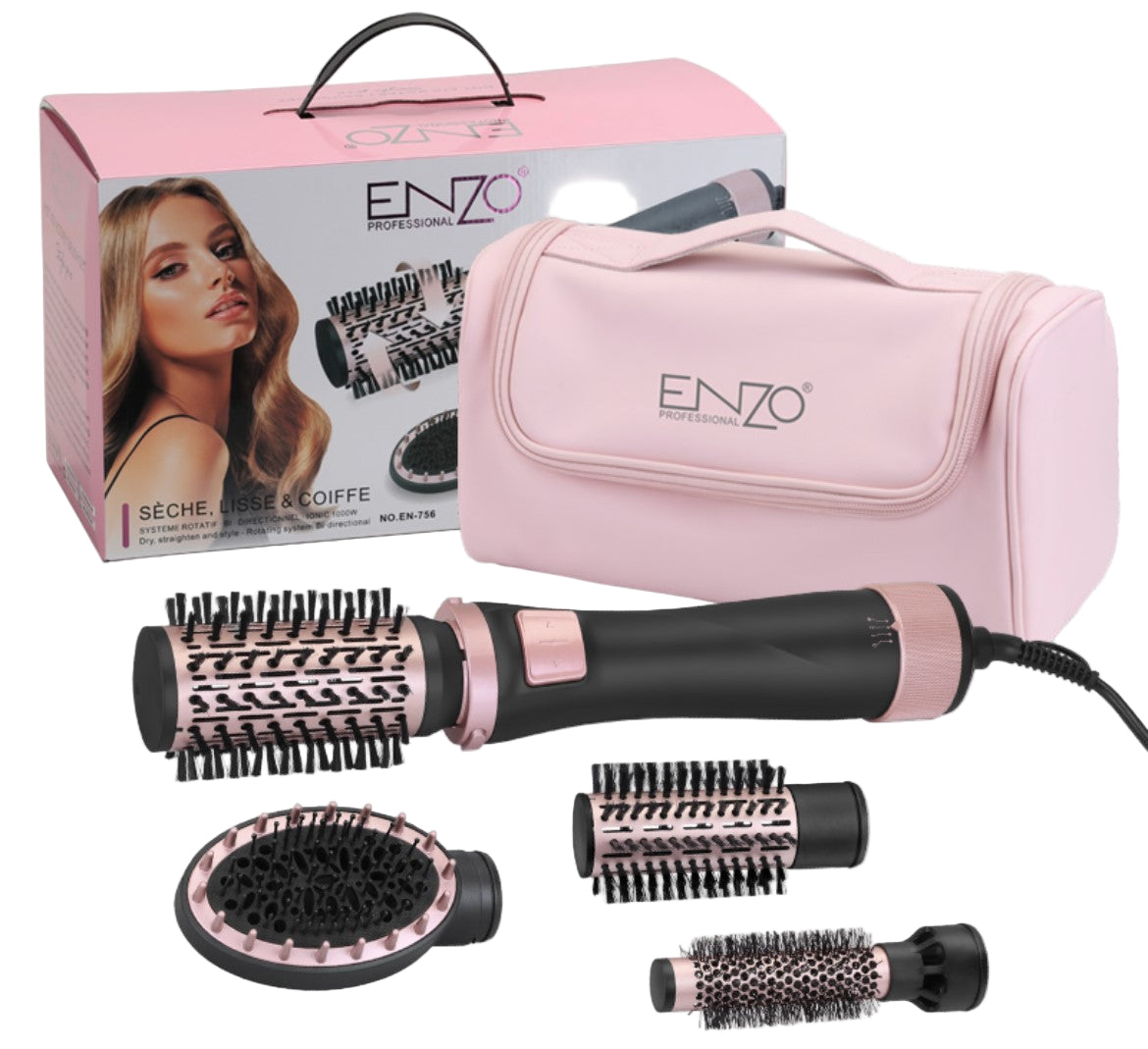 Enzo Versatile, 4 Attachments, 1000Watts, Pink
