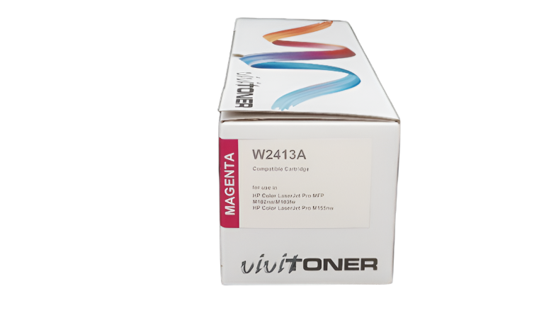 Vivit Ink Toner W2413A, Magenta with Chip