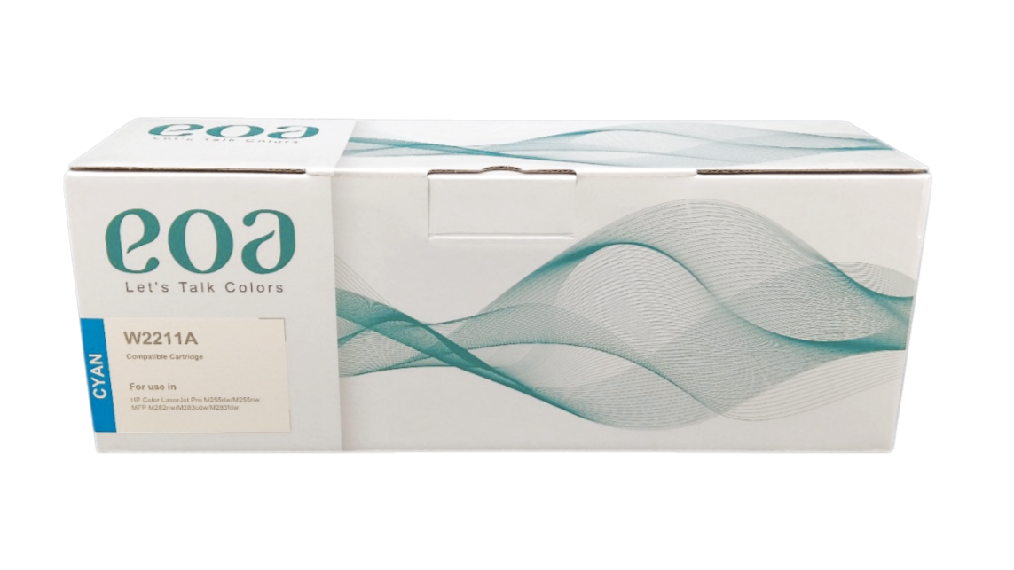 Eoa Ink Cartridge W2211A 207A & 206, Cyan with Chip