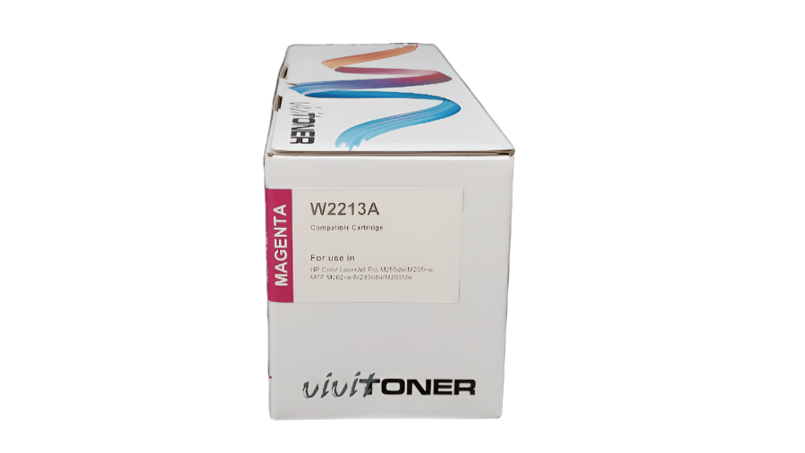Vivit Ink Toner W2213A 207A & 206, Magenta with Chip