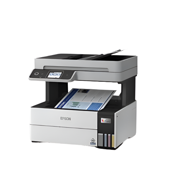 Epson printer on a white background