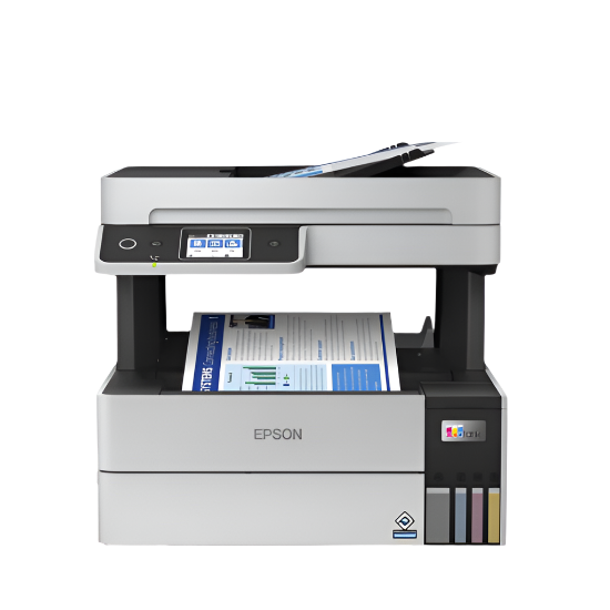 Epson printer on a white background