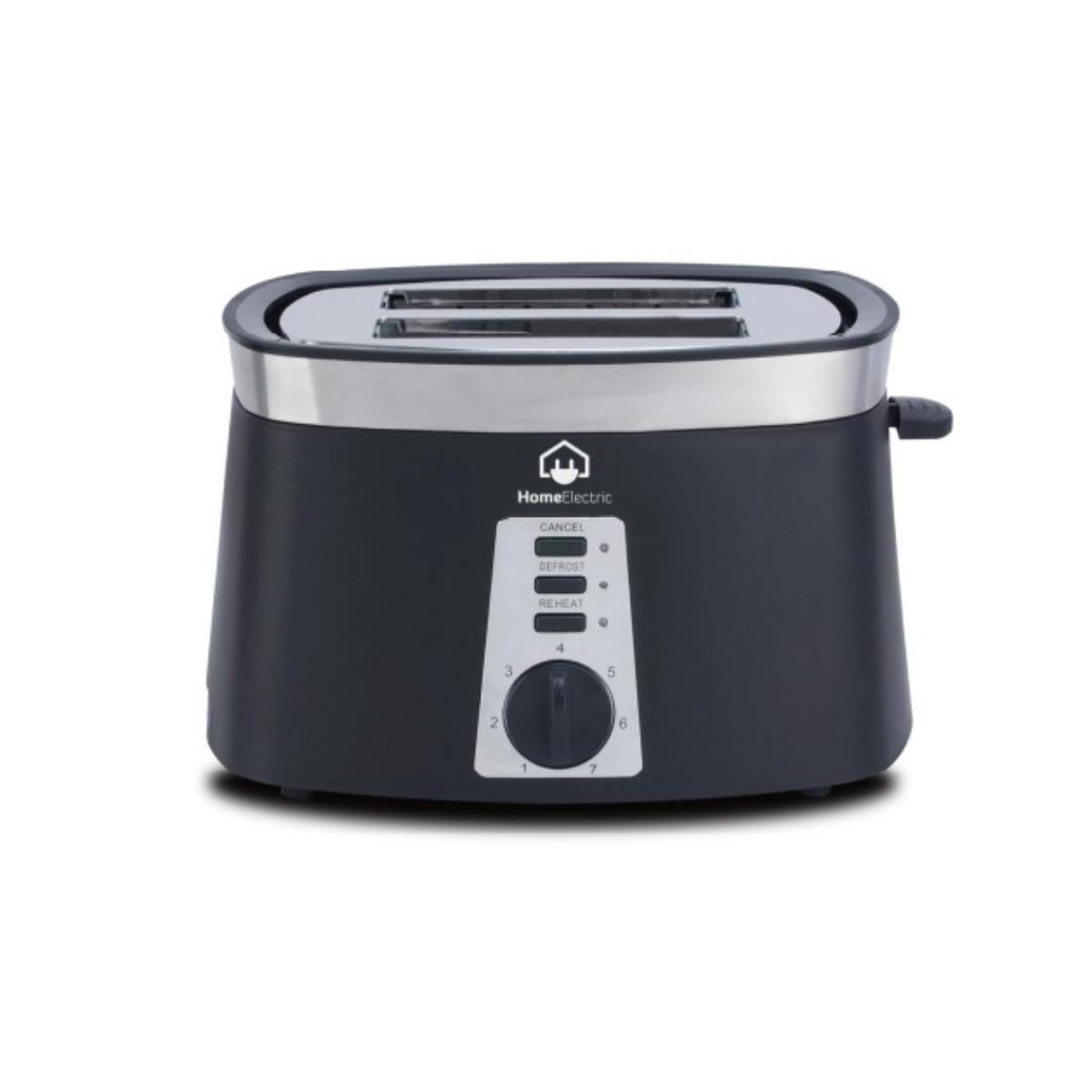 HT-360/HomeElectric toaster bread slots gear knob toaster lever 920 watt TOASTER / BLACK / 920 WATTS