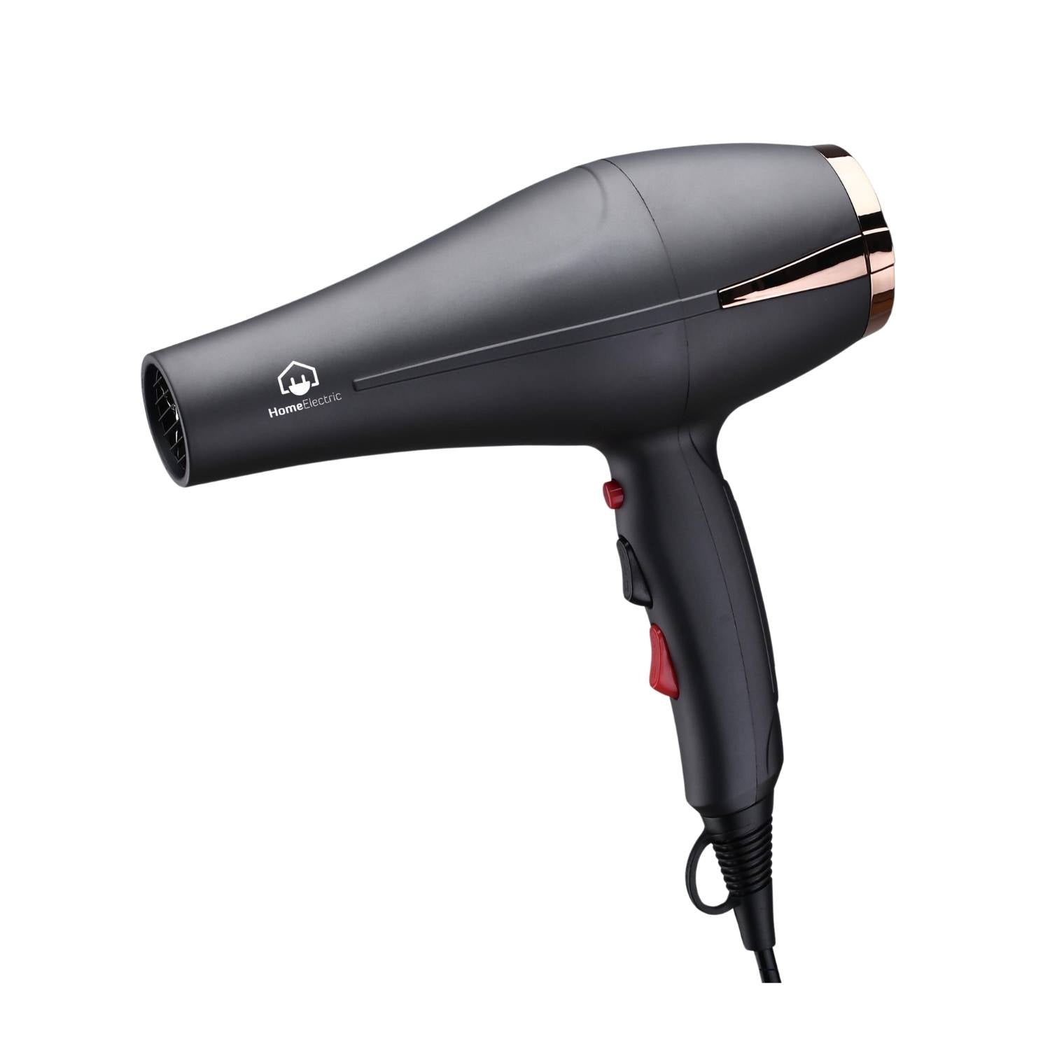 HHD-6000 / Home electric Hair Dryer 2200 W Black , AC Motor , Two Speed , Four Temperature , collin