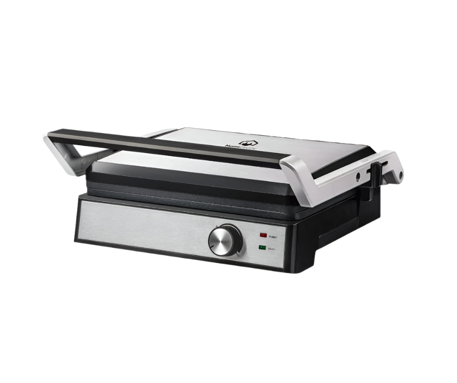 HG-376 / Home electric Grill Stainless steel decoration , Non-Stick Coating Plate For Easy Clean Up 2000 watt / STEEL