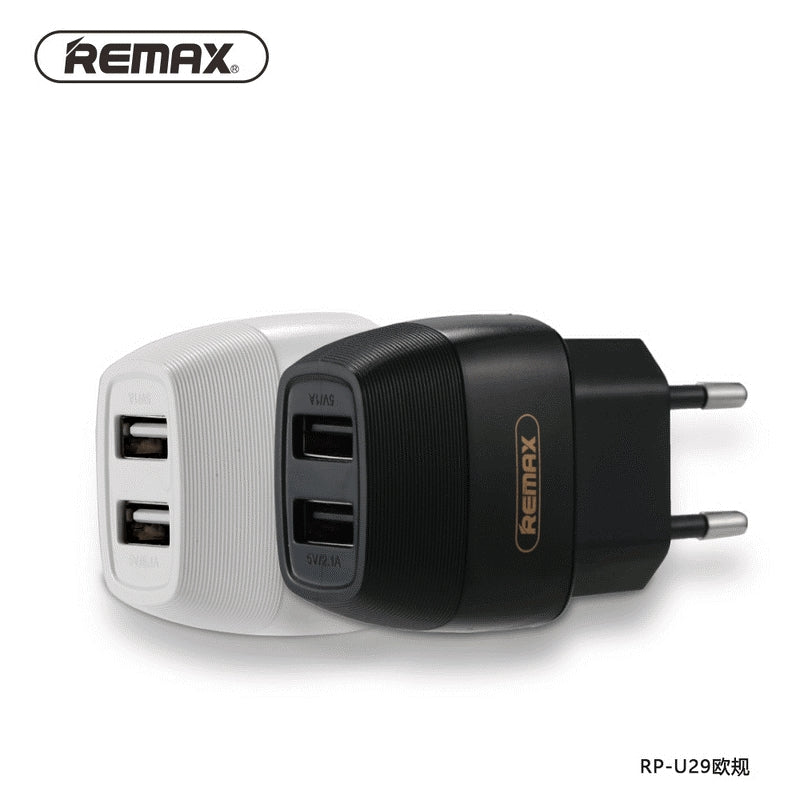 Remax Mobile Phone Charger With Dual Usb Ports/Two Usb