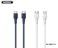 RC-068cc/REMAX Zeron Series 65W Elastic TPE Fast Charging Data Cable C-C Fast Charging / Black / N/A