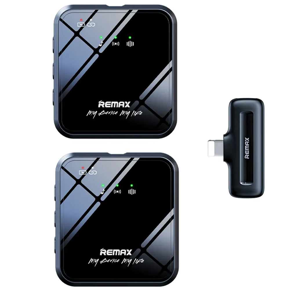 Remax Wireless Microphone DSP+ANC HD Sound, Mic Livestream Single Microphone, iPhone
