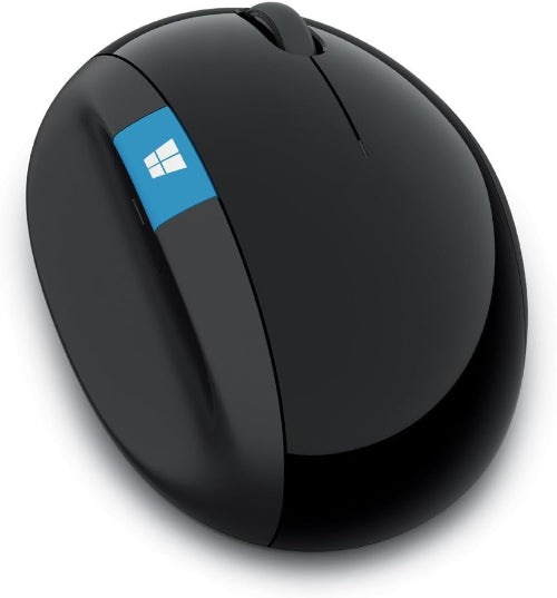 Microsoft Sculpt Ergonomic Wireless Mouse, Right-hand RF, Black
