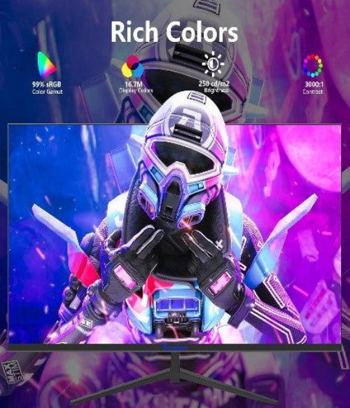 SUIRGE Gaming Monitor 27Inch, IPS 100Hz Computer Monitor Built-in Speakers