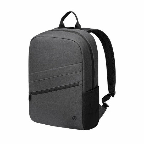 HP branded grey laptop notebook bag with compartments and a 16-inch capacity.