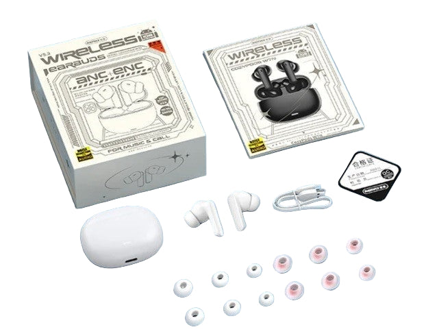 W7N/REMAX CozyPods W7N ANC+ENC Dual Noise Canceling Call Bluetooth Headphones