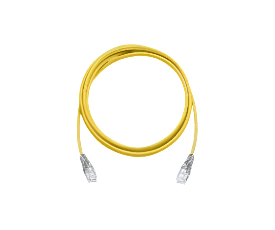 NCB-C6UYELR1-05/D-LINK Cat6 UTP 24 AWG PVC Round Patch Cord - 0.5m CABLE / Black / switch