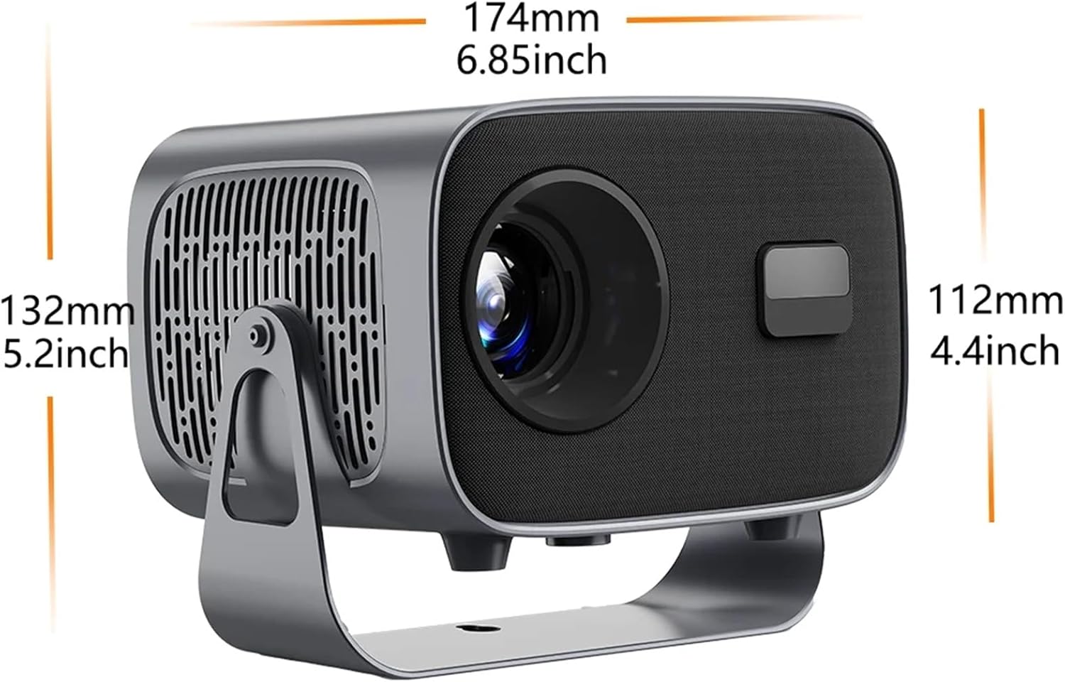 Smart Mini projector 4K 1080P 1280*720P, Android 11 Dual Wifi 5G, Cinema Outdoor Portable