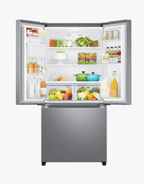 Display Samsung Side by Side 3D French Refrigerator A+, 470Lit, No Frost, Silver