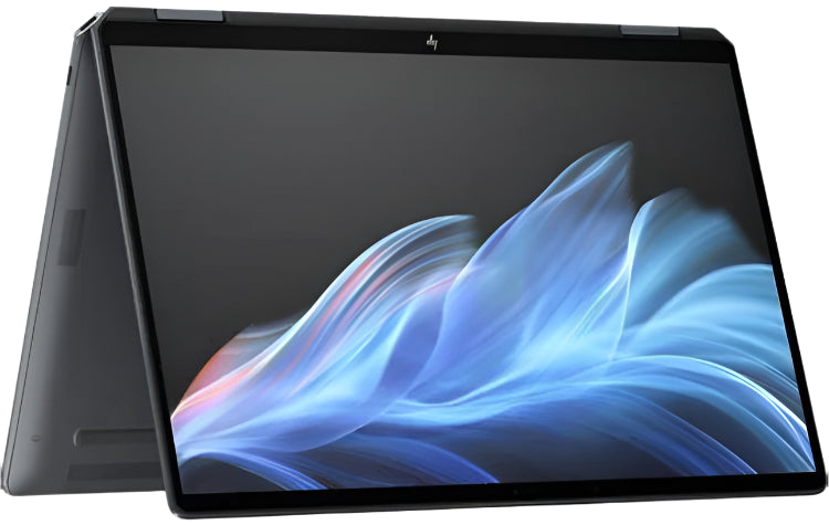 Tablet with a colorful display on a white background