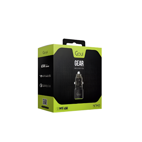 Goui Car Charger Gear PD, 65Watts, Black