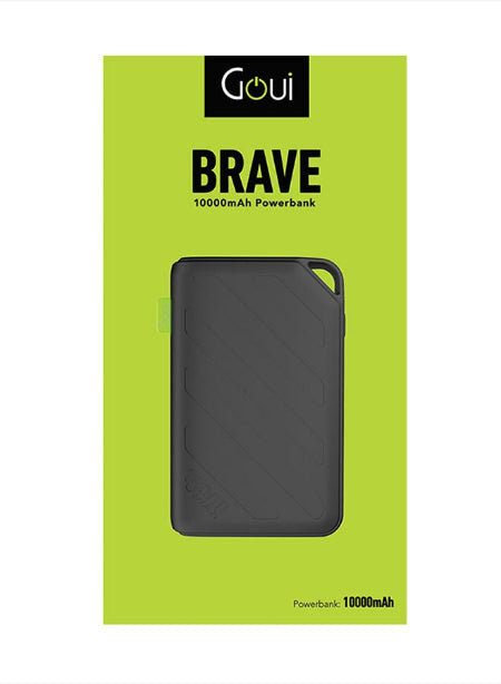 Goui New Brave Power Bank, 10000Mah, Black