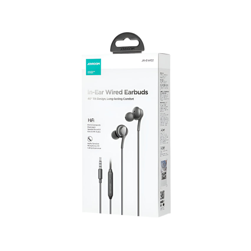 Joyroom Wired Series In-Ear Earbuds, Black