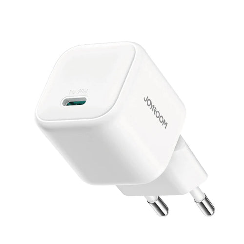 Joyroom Wall Charger PD, GaN Mini Charger, 20Watts, White