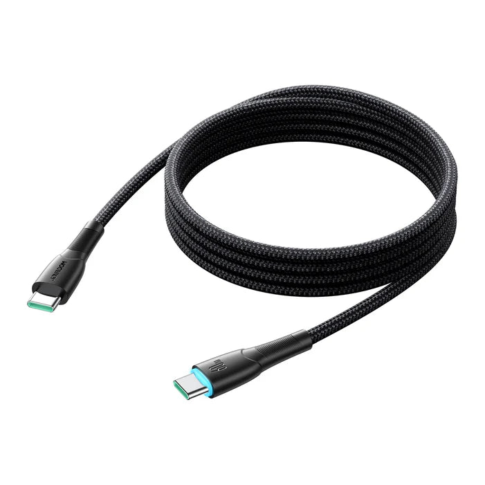 Joyroom Starry Series Fast Charger Data Cable, Type-C to Type-C, 1Mm, 60Watts, Black