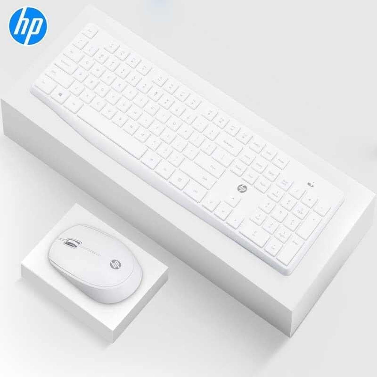 HP Wireless Keyboard & Mouse Combo, White