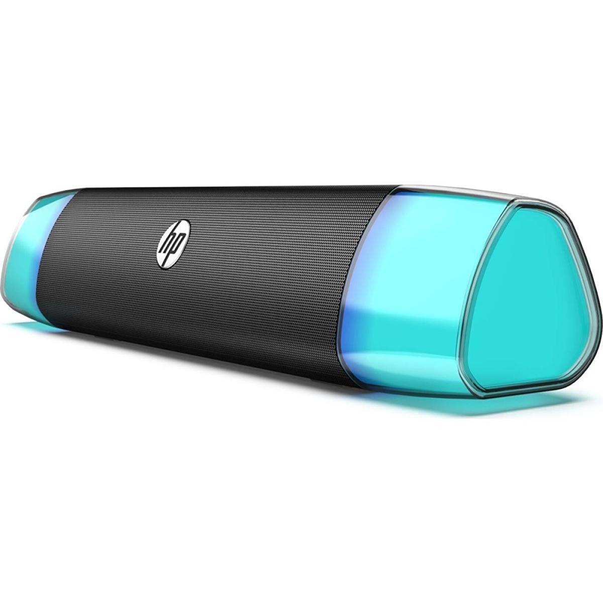 HP Speaker Bar Wired Bluetooth Multimedia, Black / Blue
