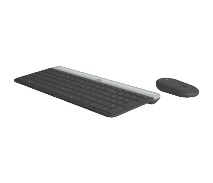 Logitech Slim Keyboard & Mouse Wireless Combo, Graphite