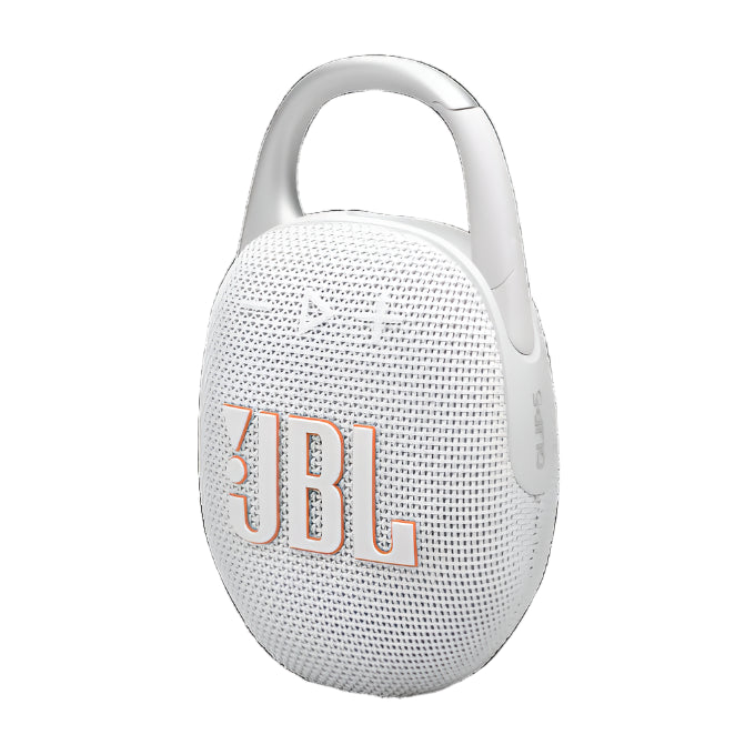 JBL Clip 5 Ultra-BT Speaker, Portable Waterproof, up to 12 hours of battery life, White